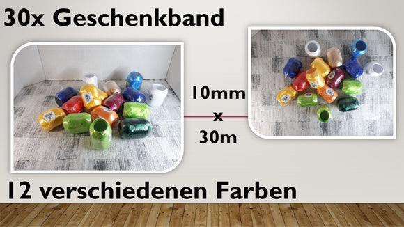 Geschenkband (30 Stück)