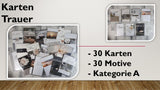 Karten (A); Trauer (30 Stück)