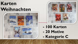Karten (C); Weihnachten (100 Stück)