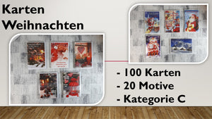 Karten (C); Weihnachten (100 Stück)