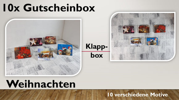Gutscheinbox Weihnachten (10 Stück)
