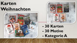 Karten (A); Weihnachten (30 Stück)