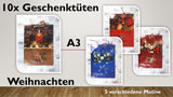 Geschenktüten A3; Weihnachten (10 Stück)