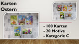 Karten (C); Ostern (100 Stück)