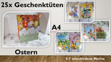Geschenktüten A4; Ostern (25 Stück)