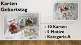 Karten (A); Kinder-Geburtstag (10 Stück)