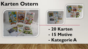Karten (A); Ostern (20 Stück)