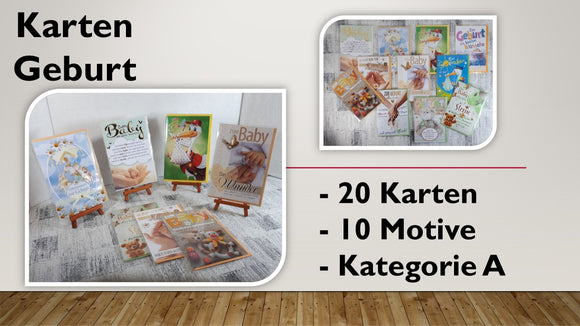 Karten (A); Geburt (20 Stück)