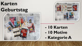 Karten (A); Geburtstag (10 Stück)