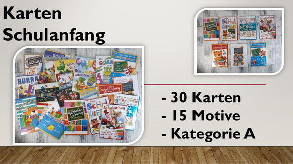 Karten (A); Schulanfang (30 Stück)