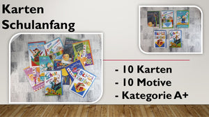 Karten (A+); Schulanfang (10 Stück)