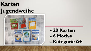 Karten (A+); Jugendweihe (20 Stück)