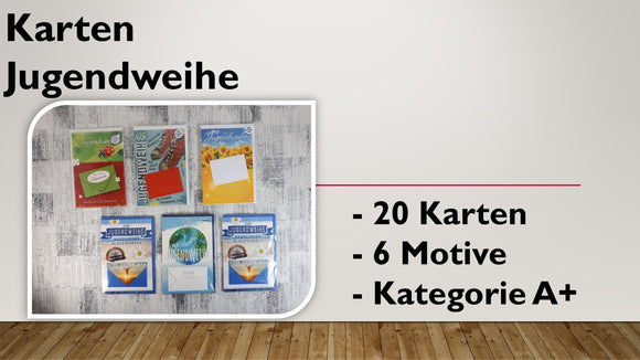 Karten (A+); Jugendweihe (20 Stück)