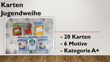 Karten (A+); Jugendweihe (20 Stück)