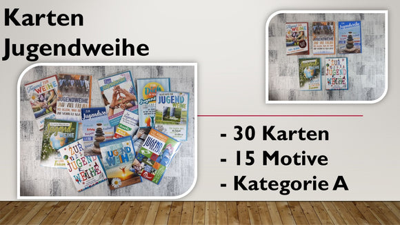 Karten (A); Jugendweihe (30 Stück)
