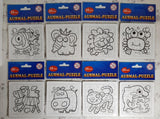 Ausmalpuzzle (20 Stück)