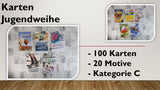 Karten (C); Jugendweihe (100 Stück)