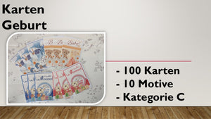 Karten (C); Geburt (100 Stück)