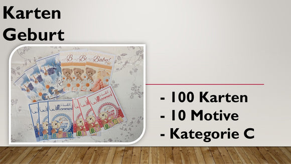 Karten (C); Geburt (100 Stück)
