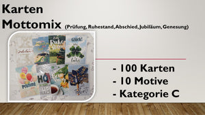 Karten (C); Mottomix (100 Stück)