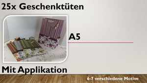 Geschenktüten A5; Modern (25 Stück)