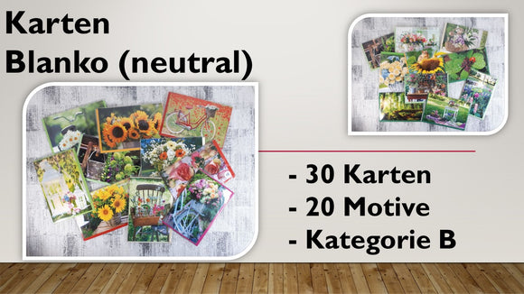 Karten (A); Blanko neutral (30 Stück)