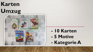 Karten (A); Umzug (10 Stück)