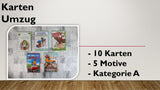 Karten (A); Umzug (10 Stück)