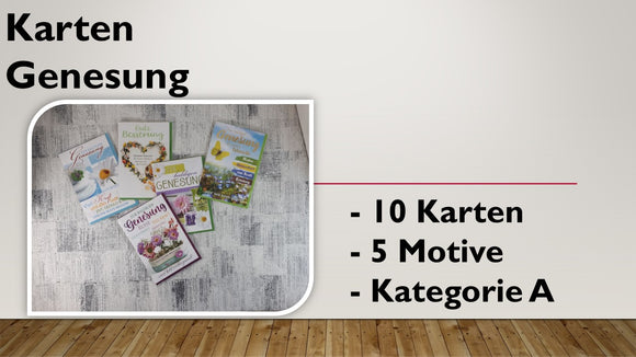Karten (A); Genesung (10 Stück)