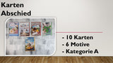Karten (A); Abschied (10 Stück)