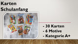 Karten (A+); Schulanfang (30 Stück)