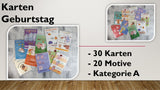Karten (A); Geburtstag (30 Stück)