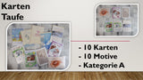 Karten (A); Taufe (10 Stück)