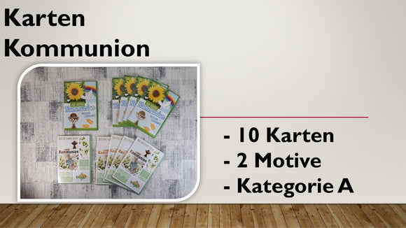Karten (A); Kommunion (10 Stück)