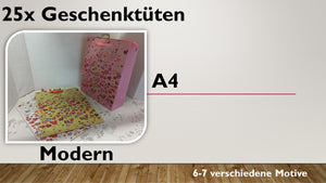 Geschenktüten A4; (25 Stück)