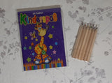Taschenmalbuch mit Stiften (12 Stück)