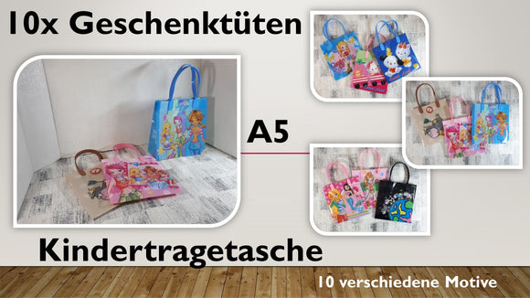 Kindertragetasche A5; (10 Stück)