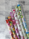 Geschenkpapier Blumen (60 Stück)