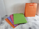 Geschenktüten A5; Herzen + Streifen (25 Stück)