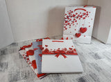 Geschenktüten A5; Herzen + Streifen (25 Stück)