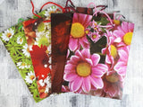 Geschenktüten A4; Blumen (25 Stück)