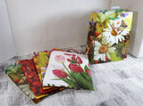 Geschenktüten A5; Blumen + Käfer (25 Stück)